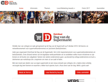 Tablet Screenshot of dagvandesupermarkt.nl